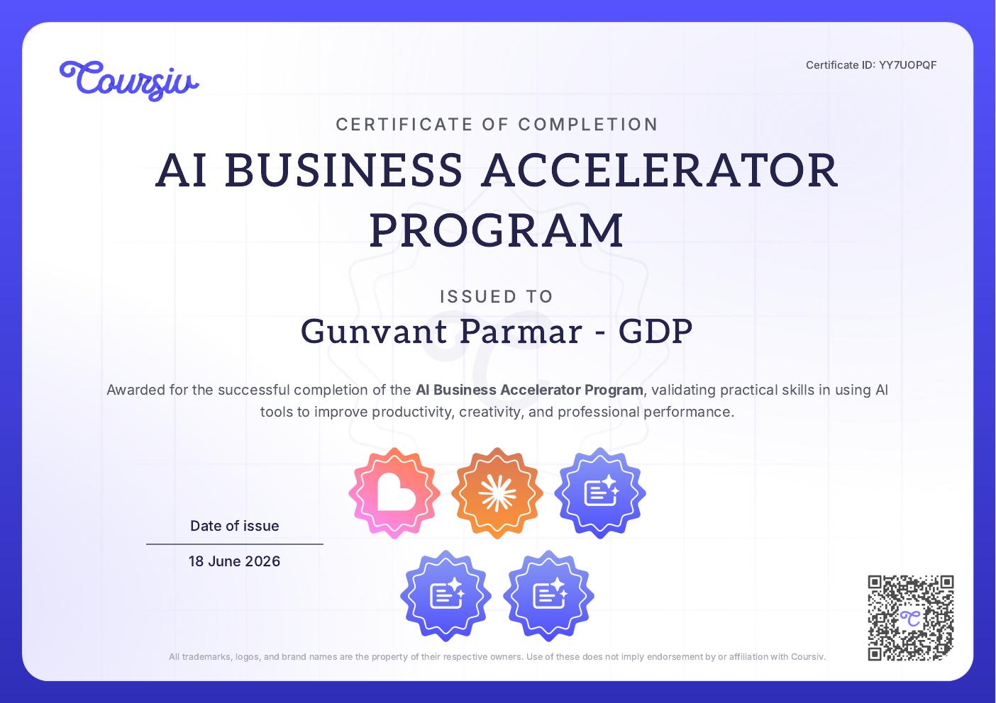 Certificate 9
