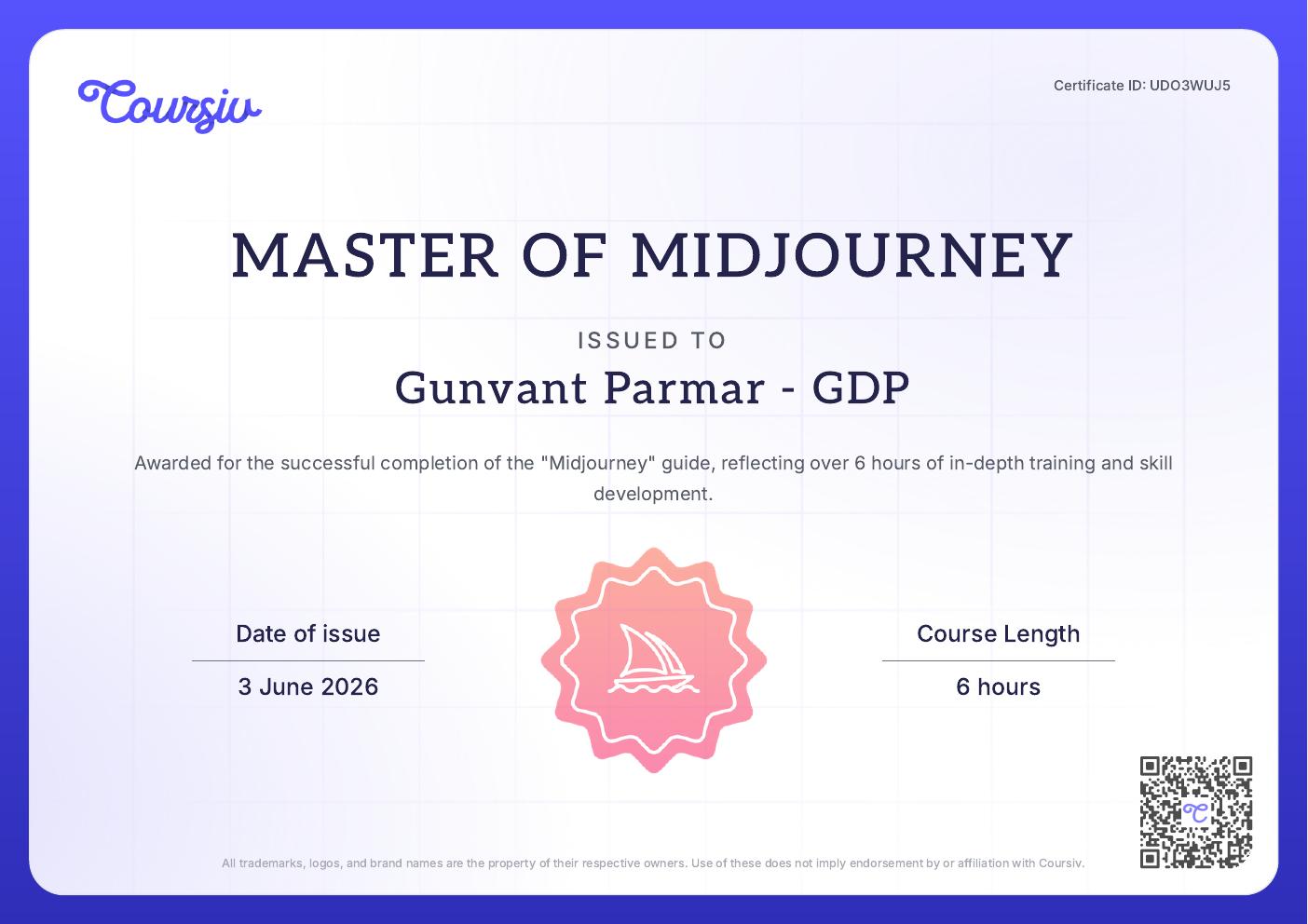 Certificate 1