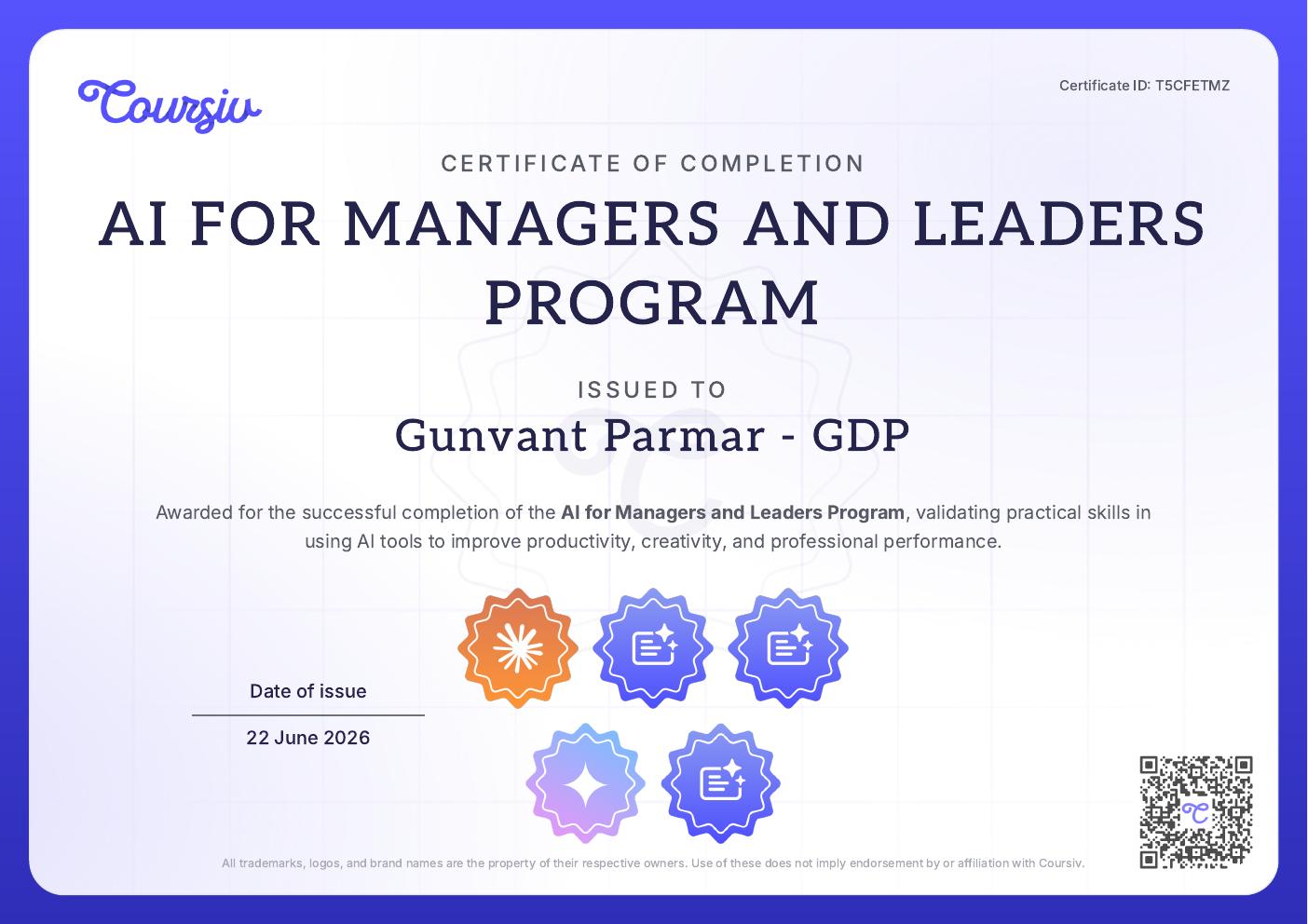 Certificate 6