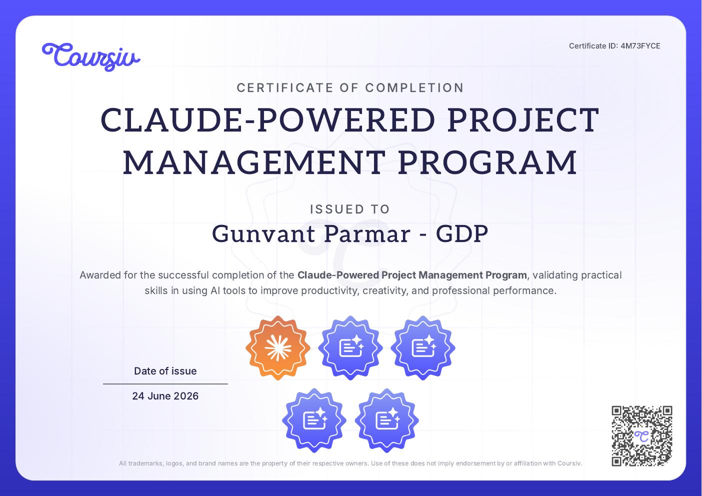 Certificate 2